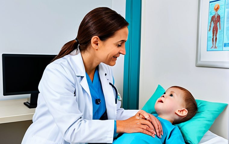 야뇨증과 전립선 비대증 차이 - Pediatrician Explaining Bedwetting**

"A kind, professional pediatrician, fully clothed in a white c...